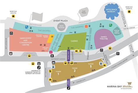 chanel mbs|marina bay sands directory map.